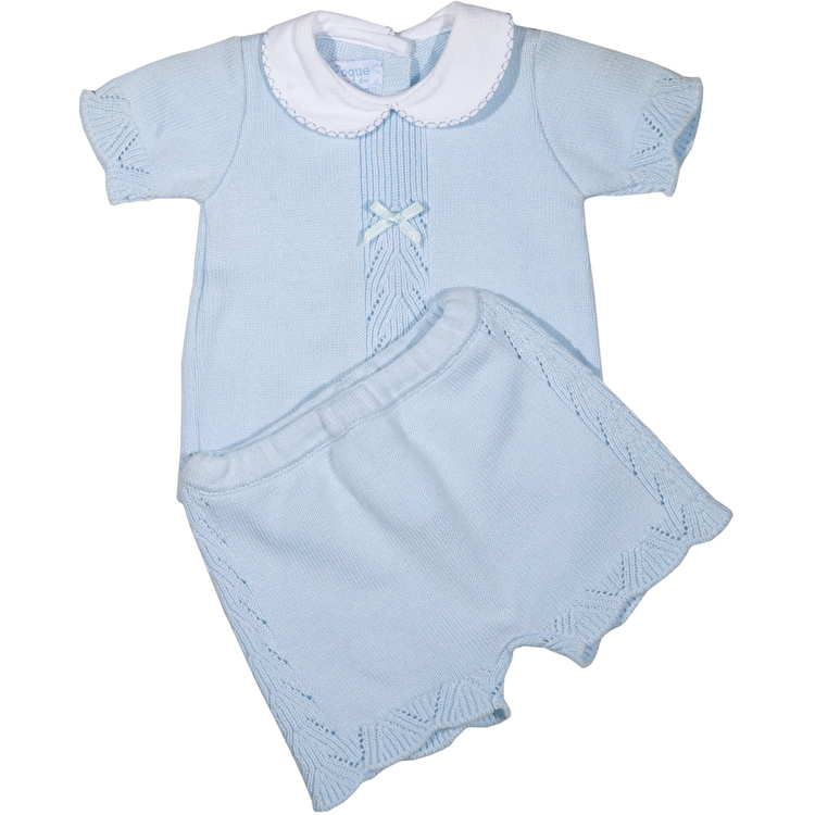 Костюм : Футболка, шорты FOQUE Bebe (5331) Голубой