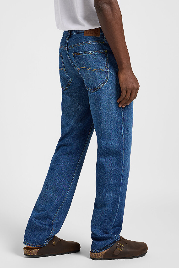 Джинси LEE WEST Regular Fit (112364167) Синій