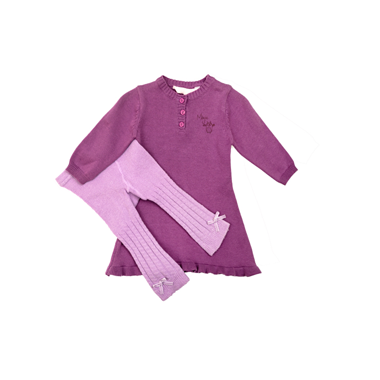 Комплект: Сукня та легінси Losan Losan New Born (22W-8016AD/600) Бордовий