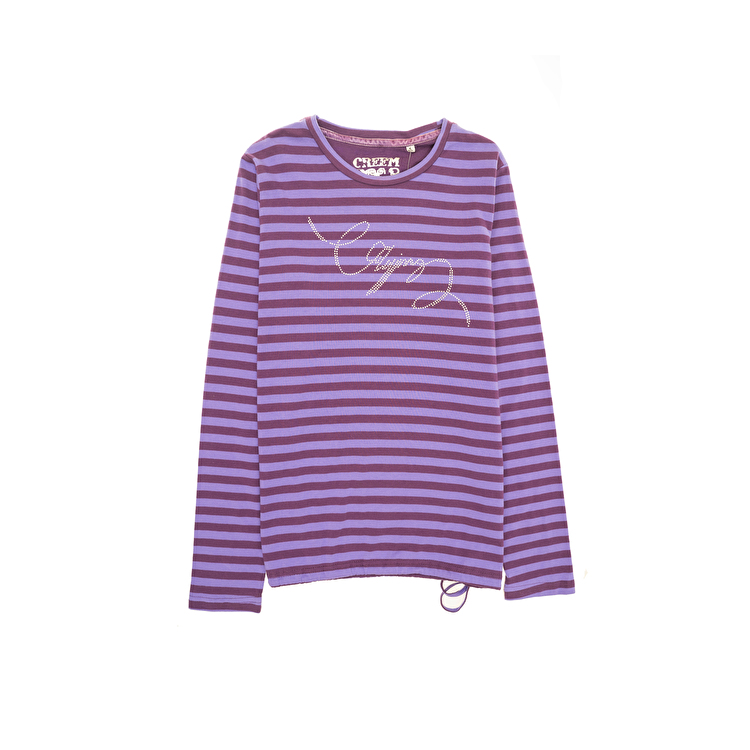 Футболка с длинным рукавом Losan Creem girls (024-1038AB/518) Светло-фиолетовый