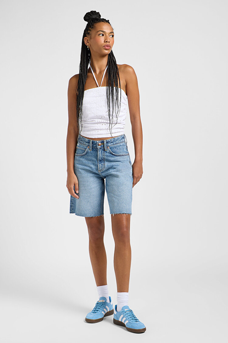 Шорти джинсові LEE Rider loose down the river (112363532) Синій