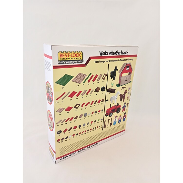 Конструктор Трактор і конюшня 330 деталей BEST-LOCK (33064.)