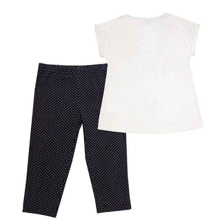 Комплект: Туніка з леггінсами Losan Kids girls (316-8021AD/001) Білий