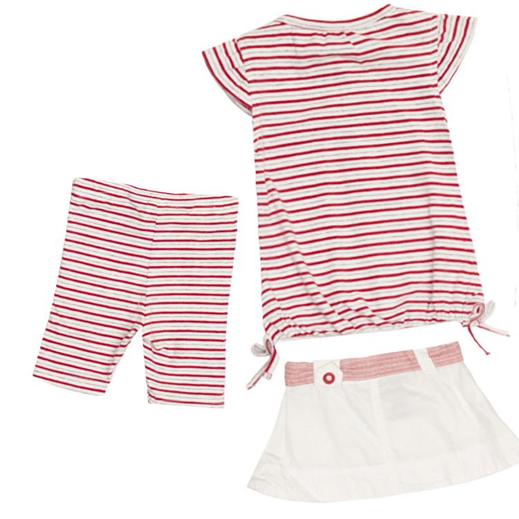 Комплект: Туніка, спідниця, леггінці Losan MC BABY GIRLS BABY (018802904/001) Білий