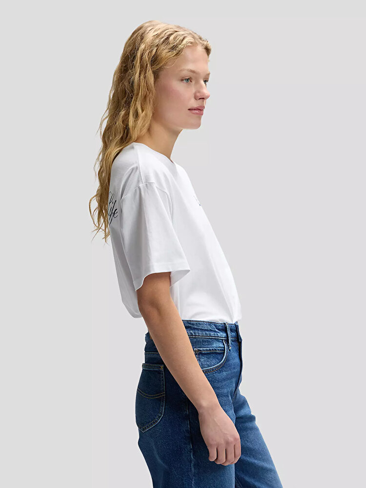 Футболка LEE MODERN MAKER TEE Relaxed Fit (112377785) Белый