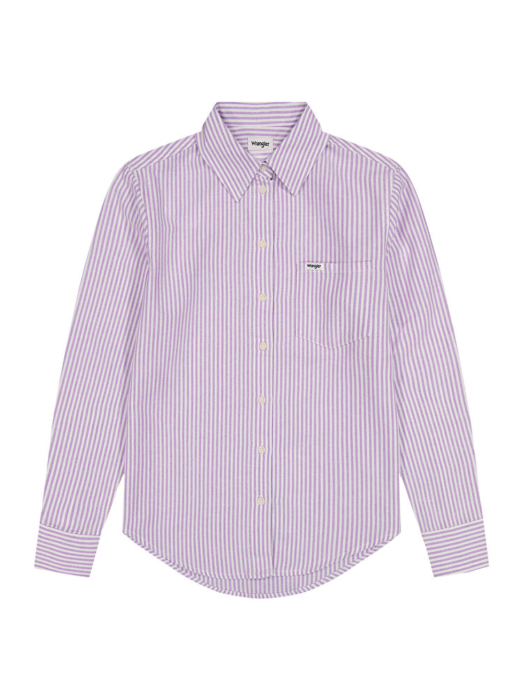 Рубашка Wrangler 1 PKT SHIRT Regular Fit (112378138) Фиолетовый