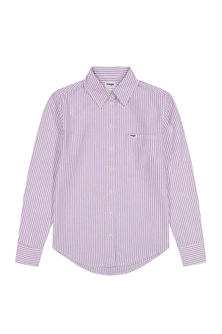 Сорочка Wrangler 1 PKT SHIRT Regular Fit (112378138) Фіолетовий