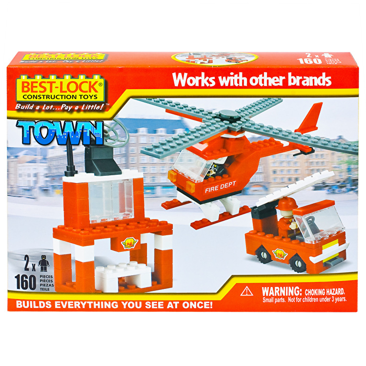 Конструктор Пожежна команда 160 деталей BEST-LOCK (01618)