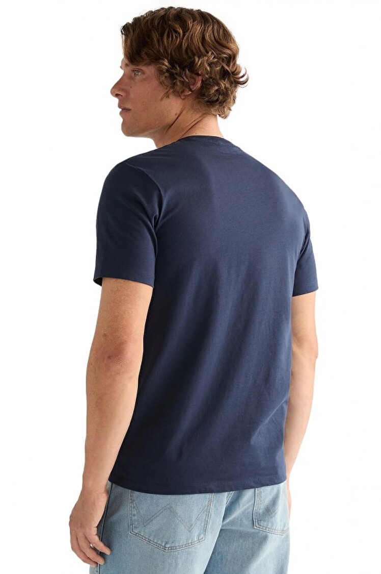 Футболка Wrangler EMBROIDERY TEE Regular Fit (112377986) Голубой