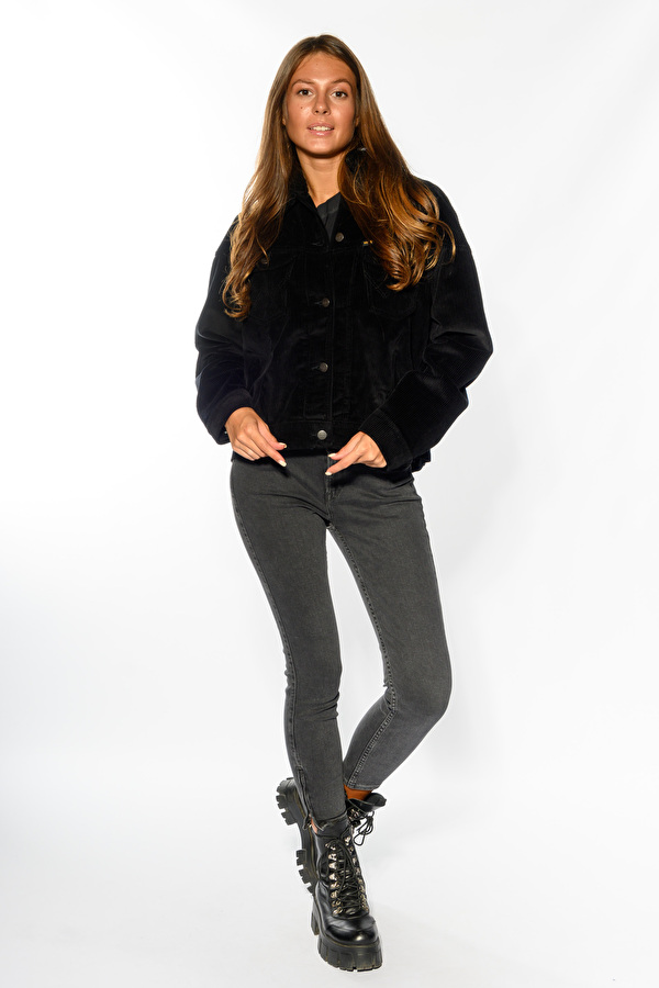 Куртка вельветовая Wrangler 80´S Western Jacket Loose Fit (W422UP100) Черный
