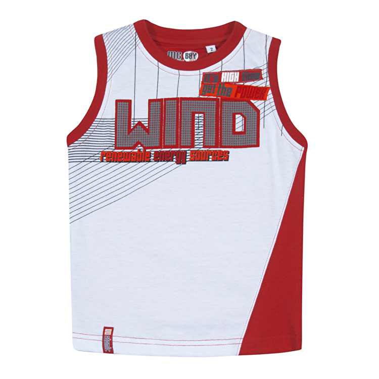 Майка Losan Mc baby boys (015104203/001) Бiло-Помаранчевий