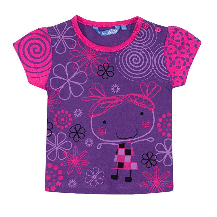 Футболка Losan Mc baby girls (118-1201AD/518) Светло-фиолетовый