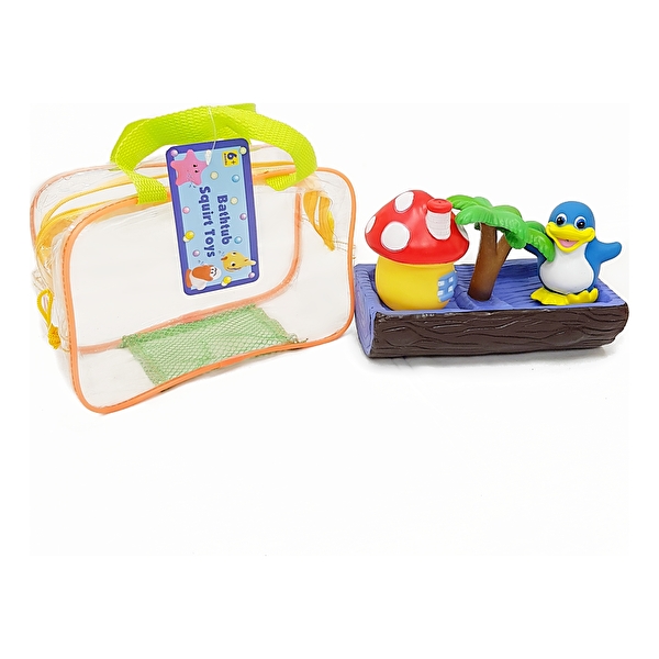 Іграшка для ванної кімнати `Пінгвін з домівкою`. LONG KEY (103HX99PB)