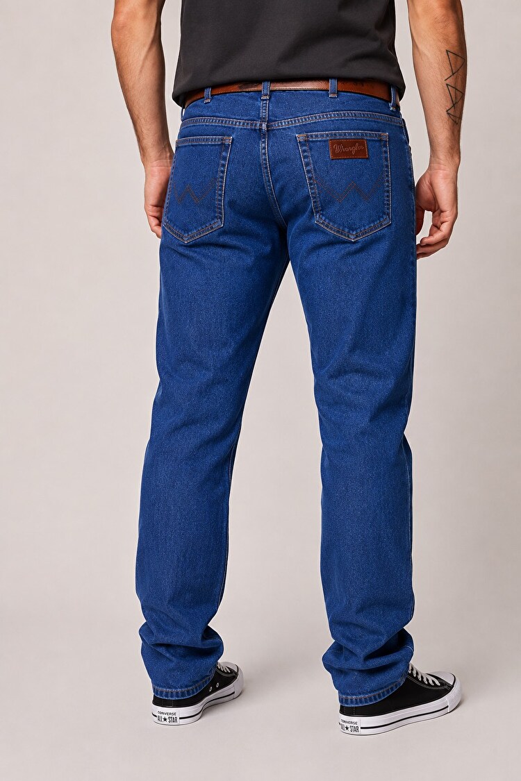 Джинси Wrangler Texas Slim Slim Fit (W12ST112E) Синій