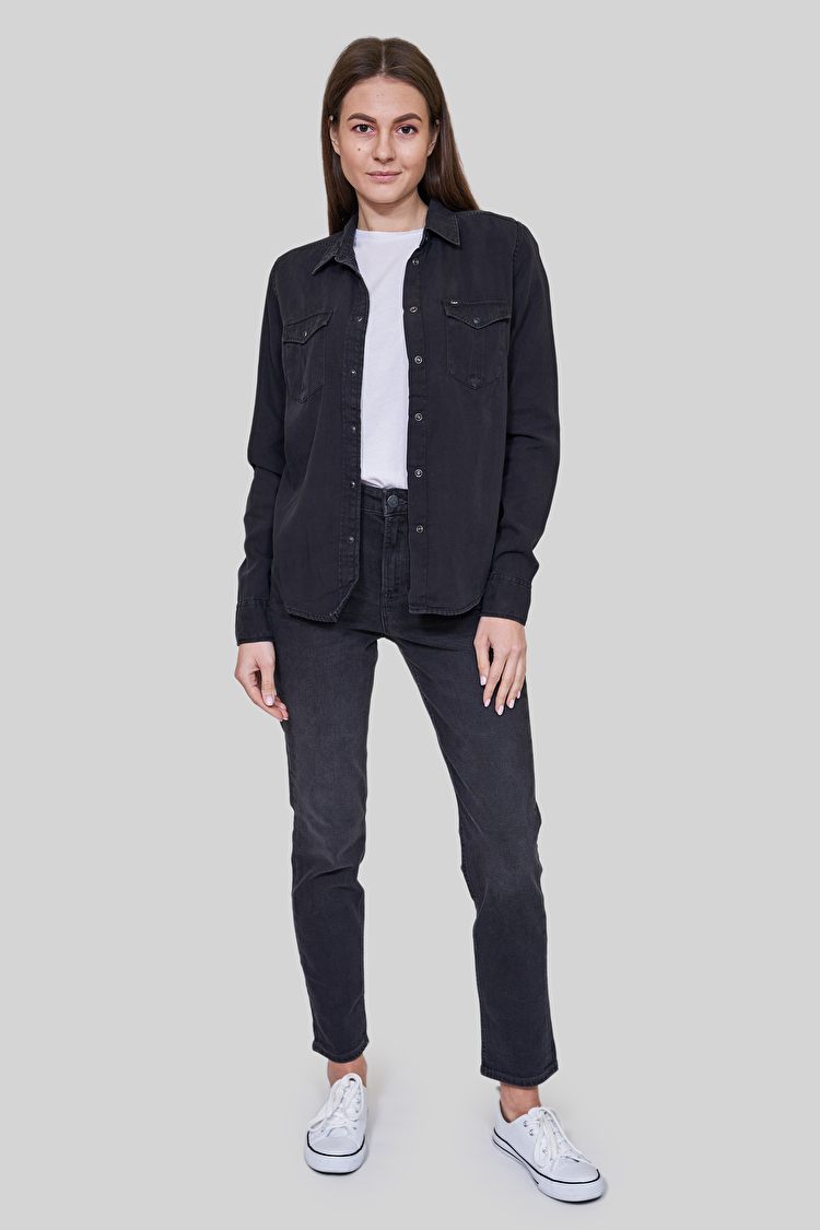 Сорочка джинсова LEE Regular Western Shirt Regular Fit (L45SZH01) Чорний