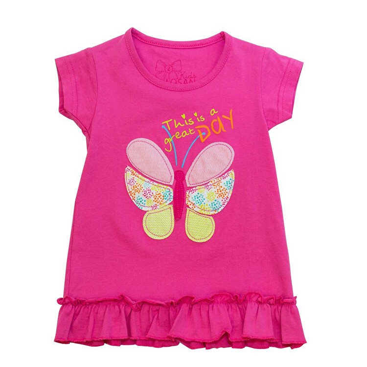 Туніка Losan Kids girls (316-1213AD/134) Темно-рожевий