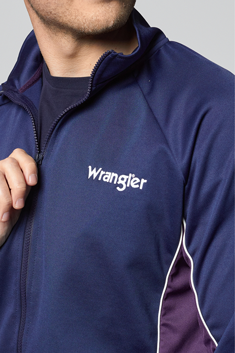 Олимпійка Wrangler Bomber Sweatshirt Regular Fit (W6568GI35) Синій