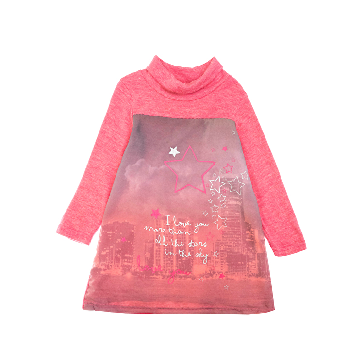 Комплект: Сукня, колготи Losan Mc baby girls (526-8041AD/642) Світло-малиновий