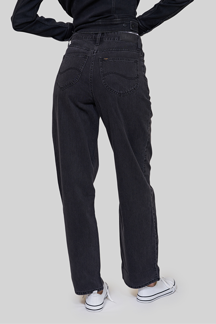 Джинси LEE Wide leg Loose Fit (L31ZNECY) Чорний