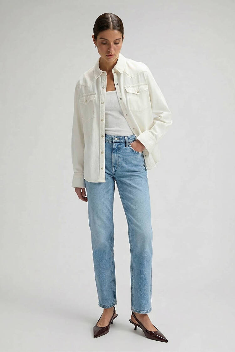 Джинси LEE Carol Regular Fit (112378909) Сірий