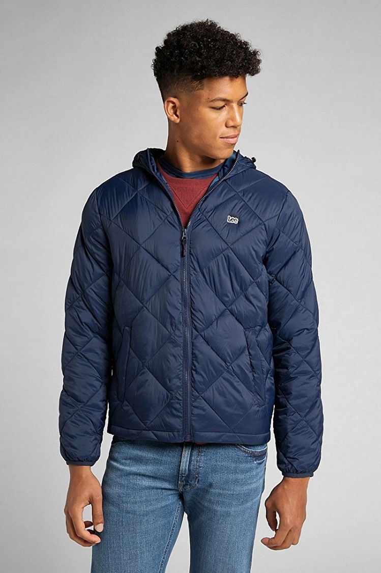 Куртка стьобана LEE Light Weight Puffer Regular Fit (L88ASZ35) Синій