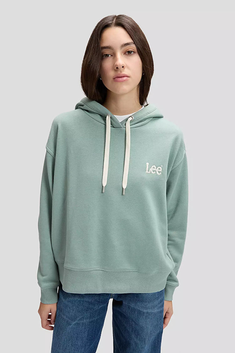 Худі LEE Essential Hoodie Relaxed Fit (112376980) Зелений