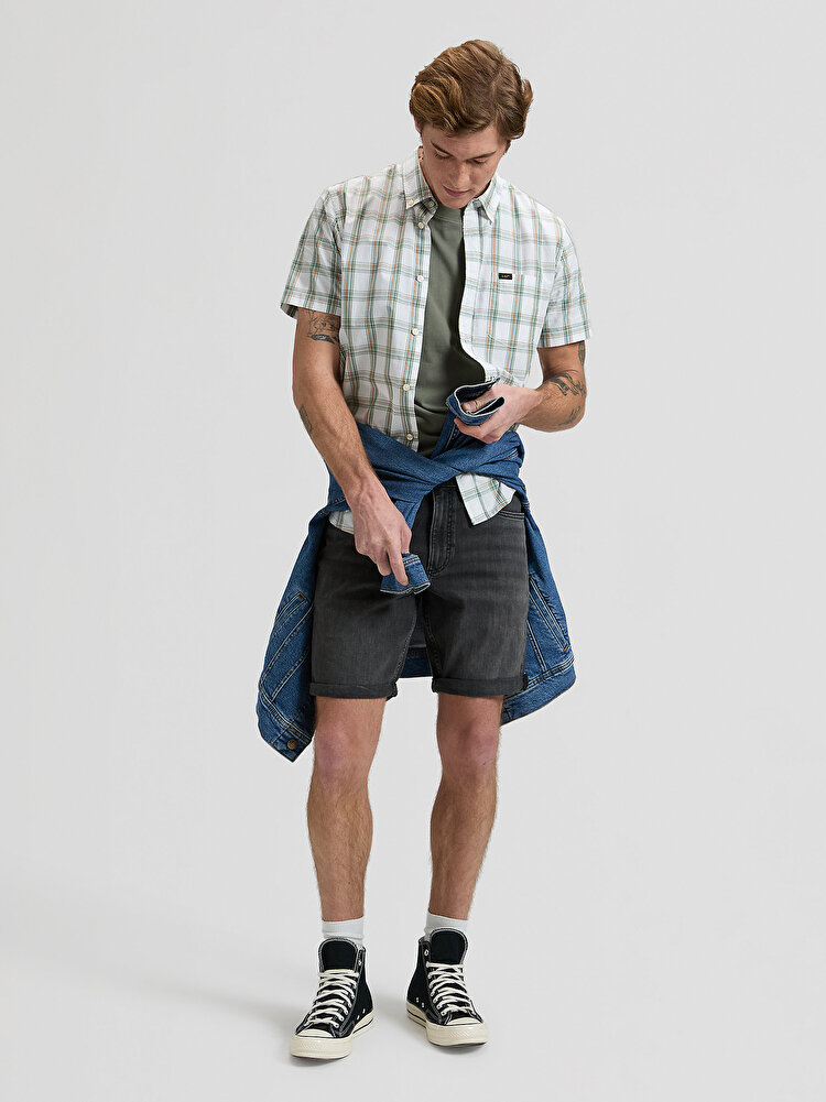 Сорочка LEE LEE BUTTON DOWN SS Regular Fit (112376552) Зелений