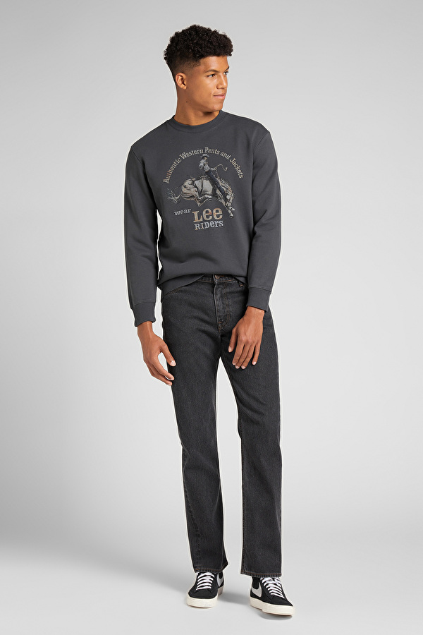 Свитшот LEE Rider Graphic Sweatshirt Regular Fit (L80STJON) Черный