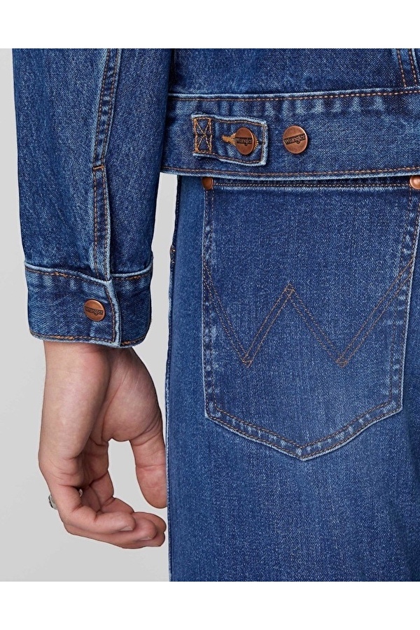 Куртка джинсовая Wrangler 124WJ Icons Regular Fit (W4MJUG925) Голубой