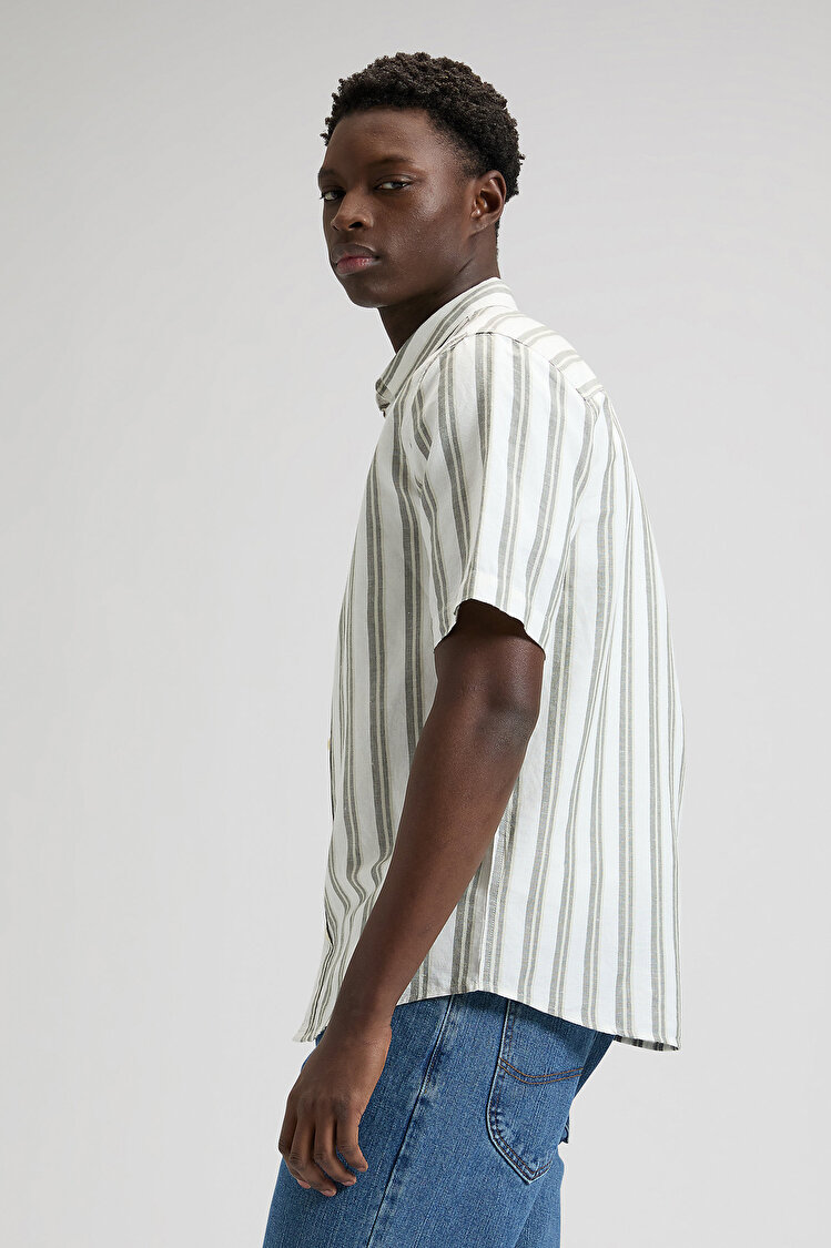 Рубашка LEE SS LEE SHIRT Regular Fit (112376570) Бежевый