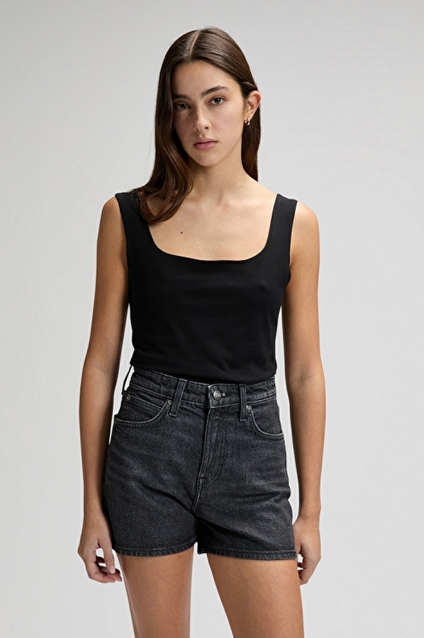 Майка LEE SQUARE NECK TANK Relaxed Fit (112376997) Черный