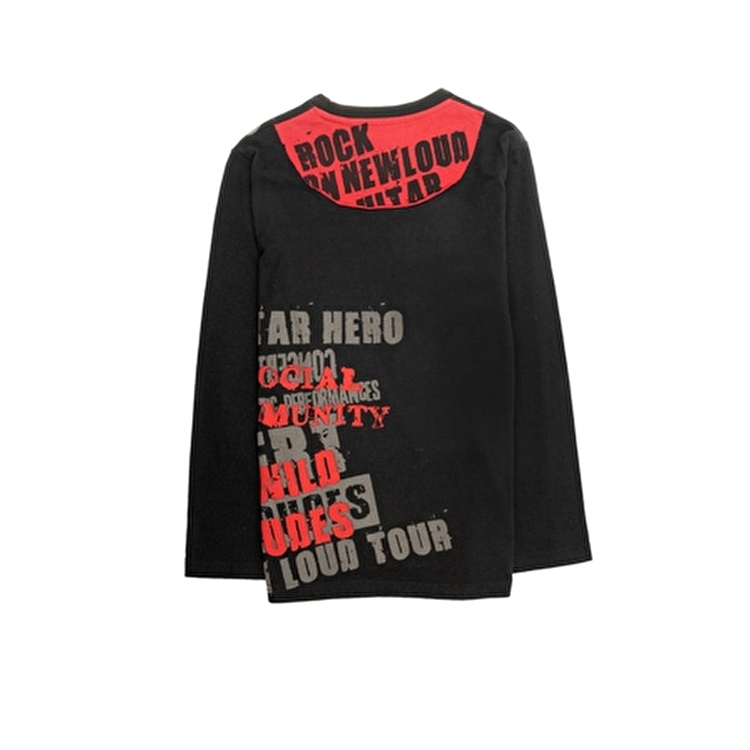 Футболка с длинным рукавом Losan Opt Junior (023-1008AA/63) Черный