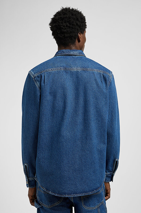 Рубашка джинсовая LEE WORKWEAR SHIRT 2.0 Relaxed Fit (112370475) Синий