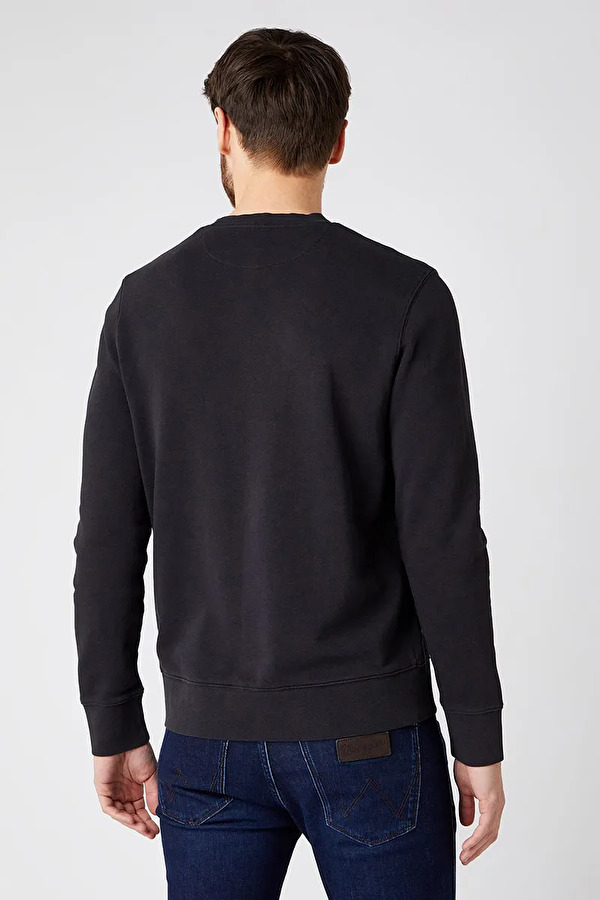 Свитшот Wrangler Chest Print Crew Regular Fit (W6F5HA100) Черный