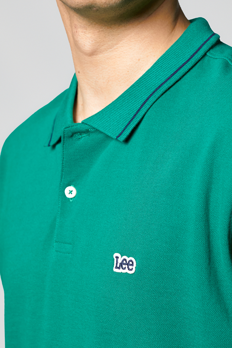 Поло LEE Pique Polo Regular Fit (L61ARLQD) Зелений