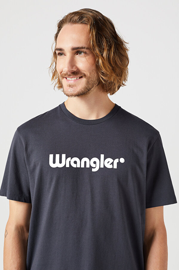 Футболка Wrangler Logo Tee (112350526) Белый Черный