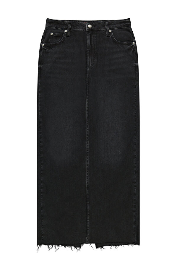 Юбка LEE Back Slit Maxi skirt Regular Fit (112370882) Черный