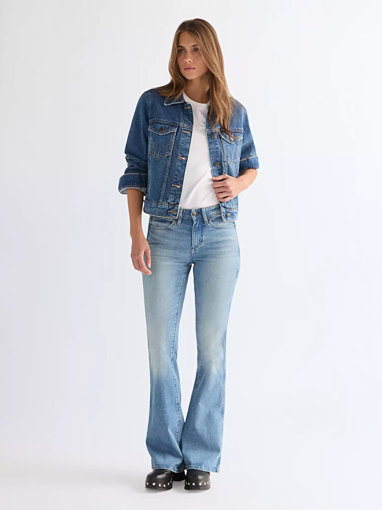 Куртка Wrangler WESTERN JACKET Regular Fit (112378318) Голубой