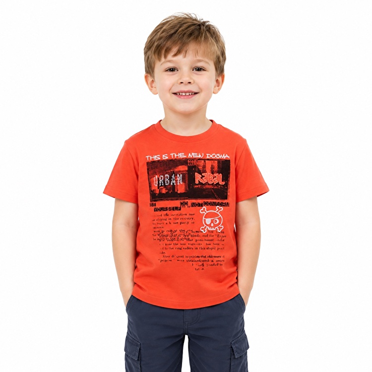 Футболка Losan Kids boys (415-1052AC/303) Помаранчевий