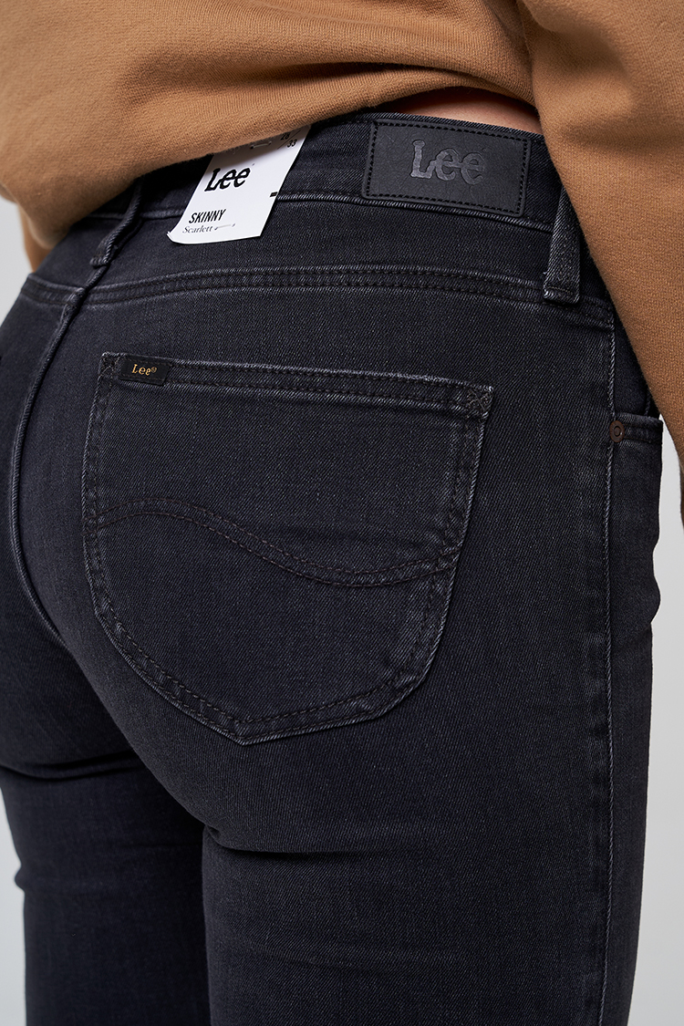 Джинси LEE Scarlett Skinny Fit (L526YGLI) Чорний