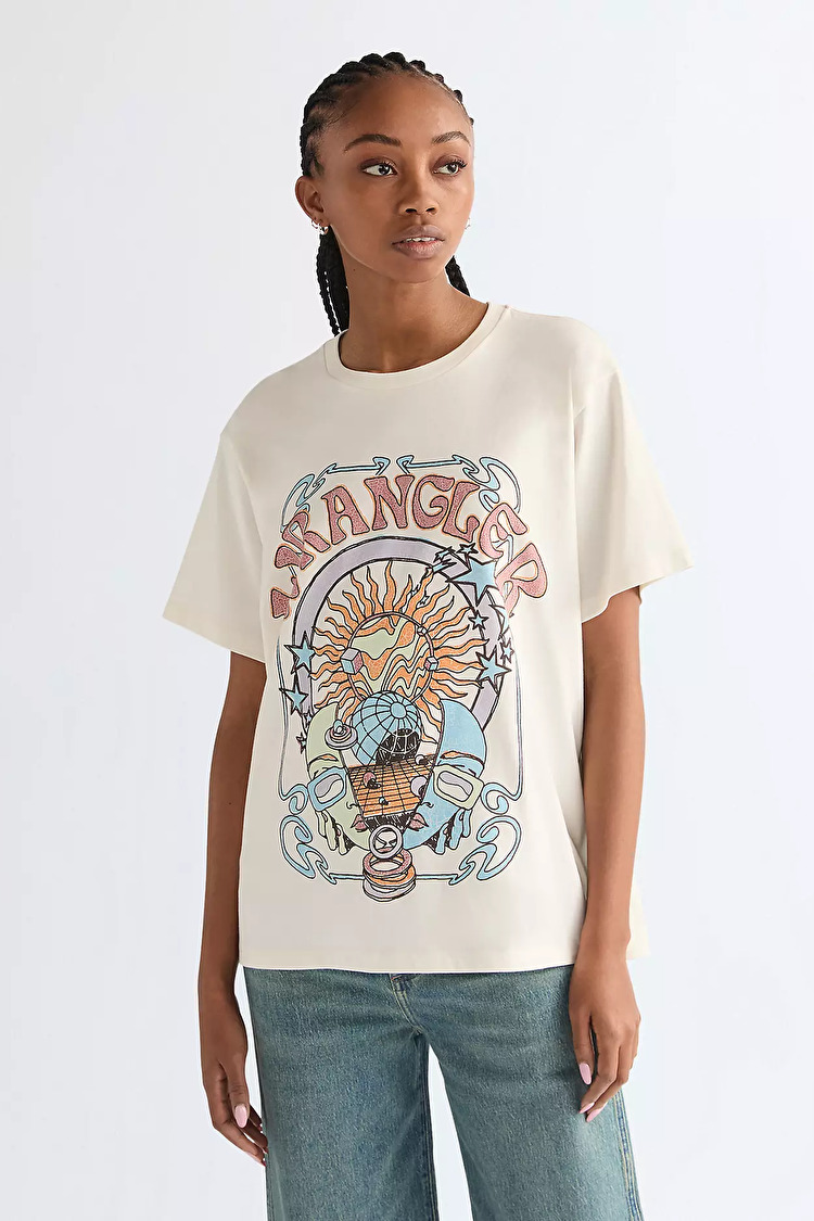 Футболка Wrangler Girlfriend Tee Relaxed Fit (112378022) Білий