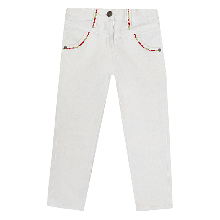 Брюки Losan Mc baby girls (116-9015AD/001) Білий