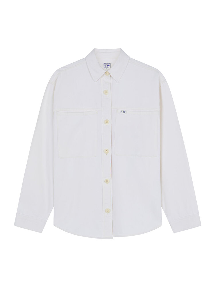 Верхняя рубашка LEE UTILITY OVERSHIRT Relaxed Fit (112377053) Белый