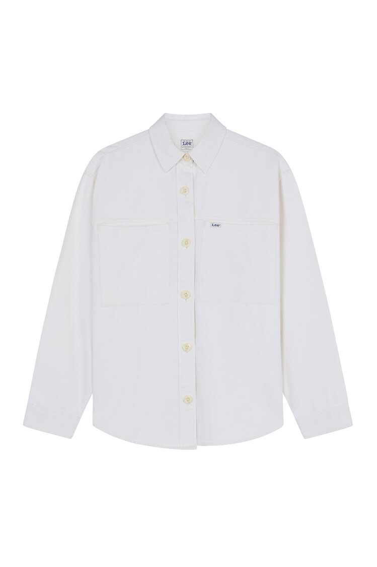 Верхня сорочка LEE UTILITY OVERSHIRT Relaxed Fit (112377053) Білий