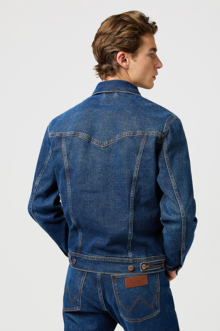 Куртка джинсовая Wrangler Classic Jacket Regular Fit (112362651) Синий