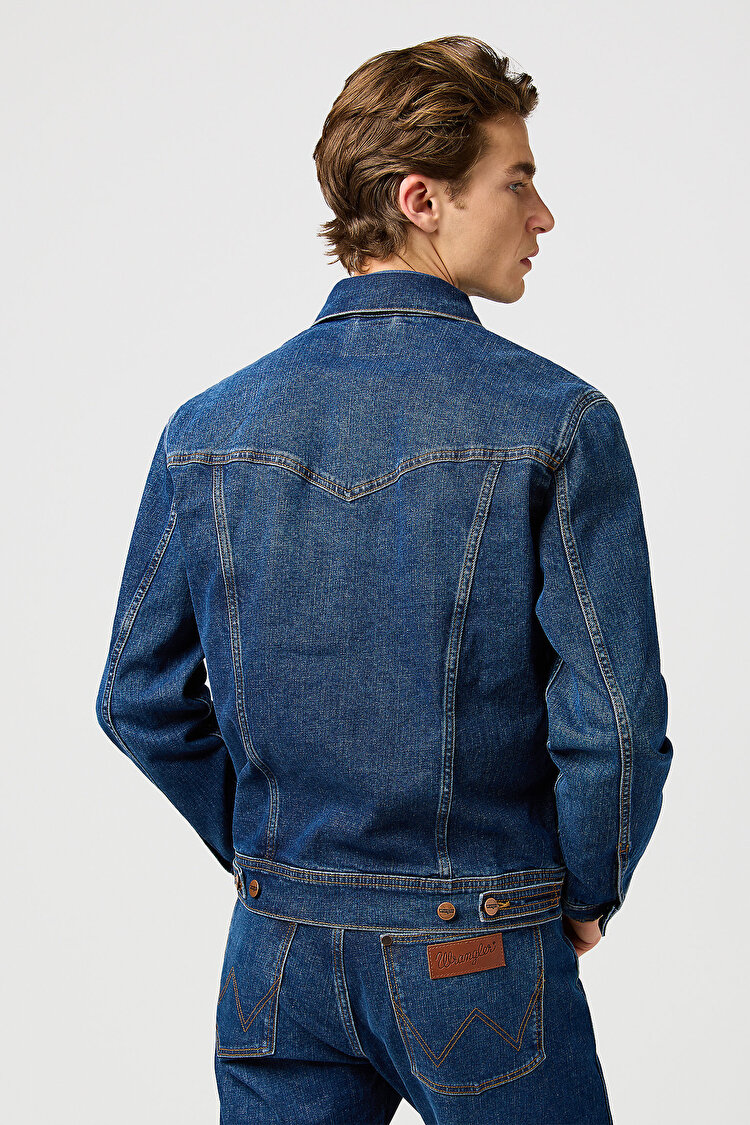 Куртка джинсовая Wrangler Classic Jacket Regular Fit (112362651) Синий Голубой