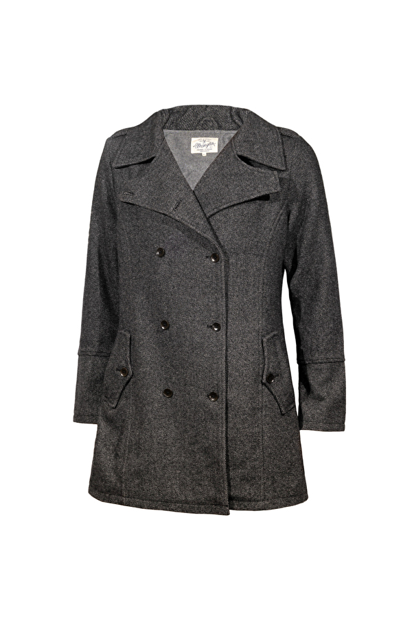 Пальто Wrangler Yvonne peacoat Regular Fit (W4059XE3W) Темно-серый