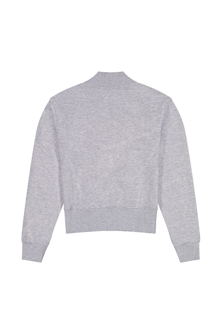 Свитшот на молнии Wrangler AVIATOR SWEATSHIRT Regular Fit (112378110) Серый