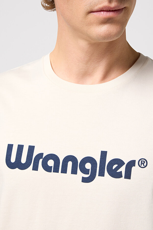 Футболка Wrangler Logo Tee (112350523) Белый