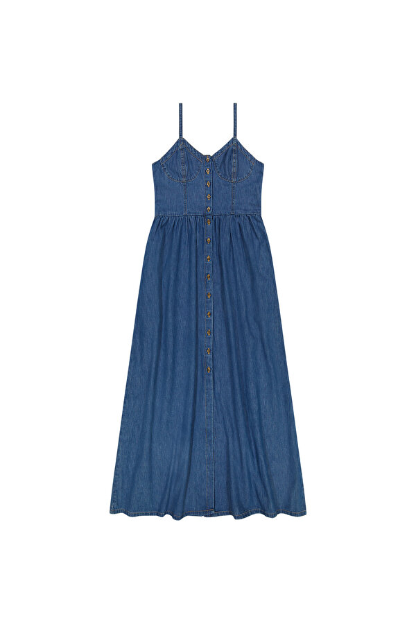 Платье LEE CORSET MAXI DRESS  (112363488) Голубой